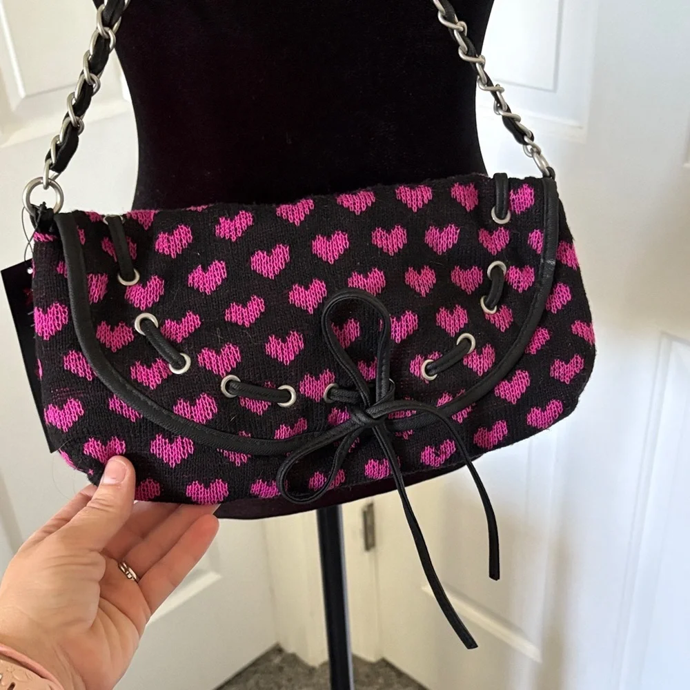 My Heart Lab NWT Pink Heart Crossbody Bag